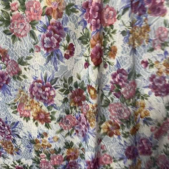 Vintage Tribrite Floral Dress Size 16P - Picture 6 of 8